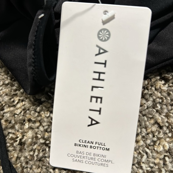 NWT! Athleta Black Clean Full Swim Bottom - Multiple Sizes 💙 - Picture 4 of 4